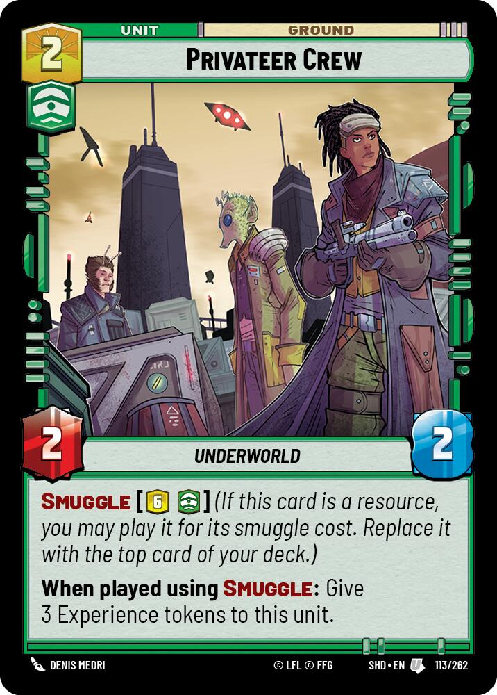 Privateer Crew (113/262) [Shadows of the Galaxy] | Tabernacle Games