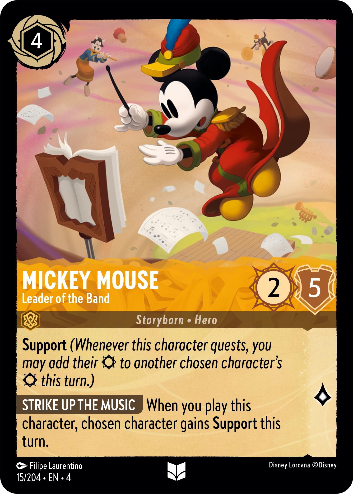 Mickey Mouse - Leader of the Band (15/204) [Ursula's Return] | Tabernacle Games