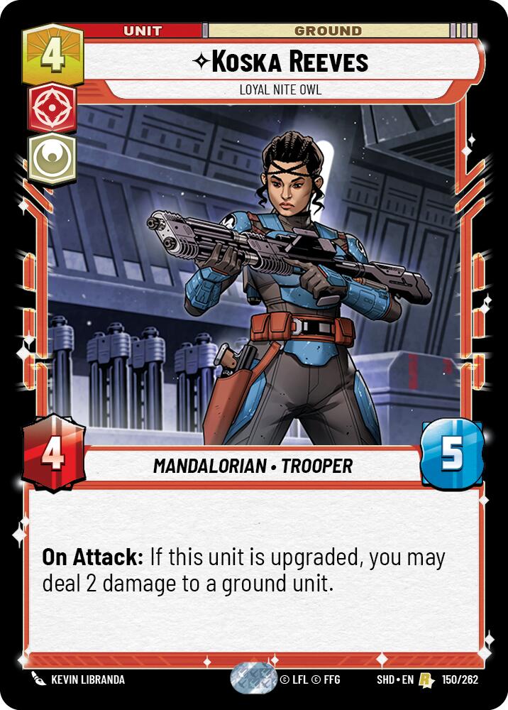 Koska Reeves - Loyal Nite Owl (150/262) [Shadows of the Galaxy] | Tabernacle Games