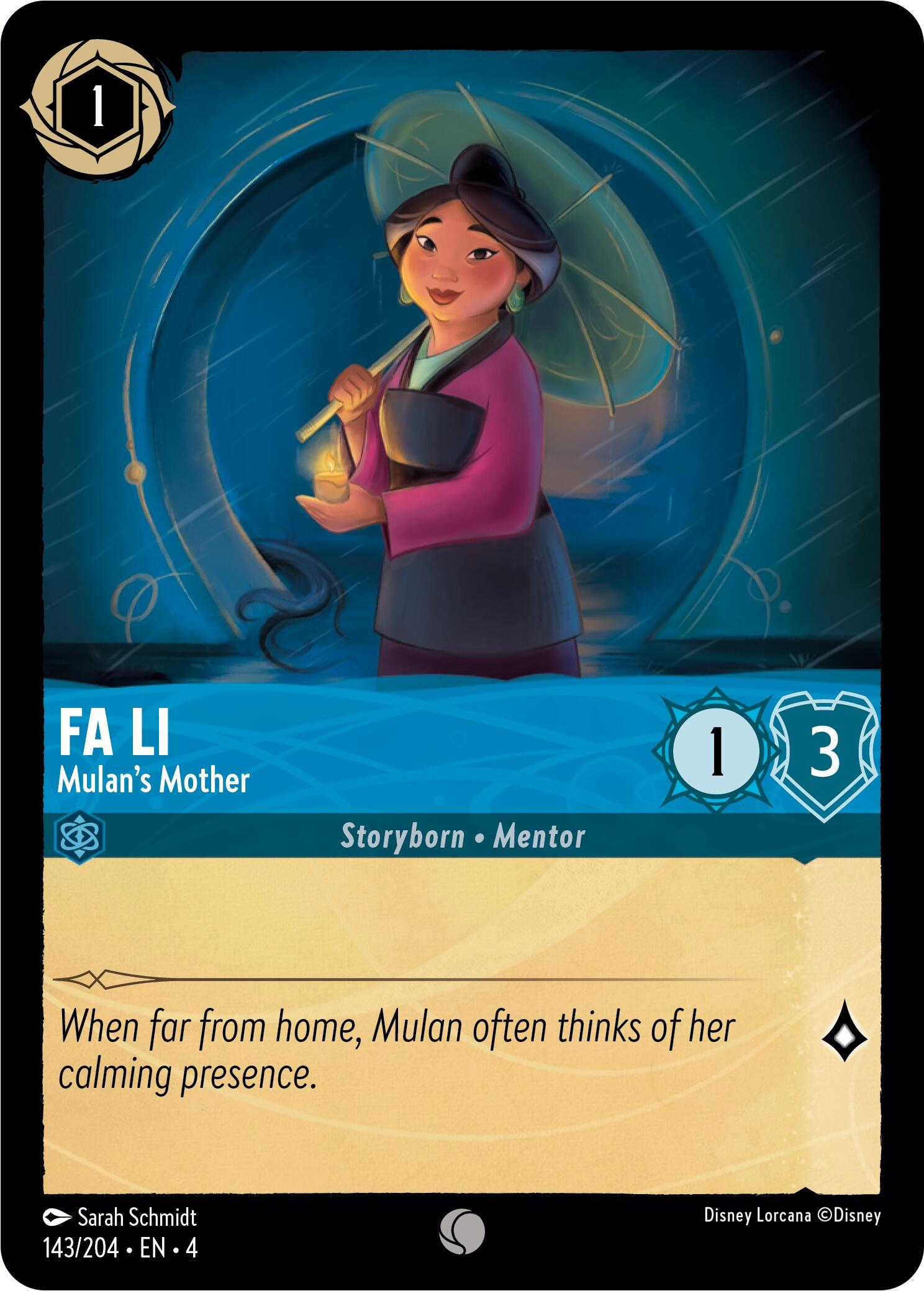 Fa Li - Mulan's Mother (143/204) [Ursula's Return] | Tabernacle Games