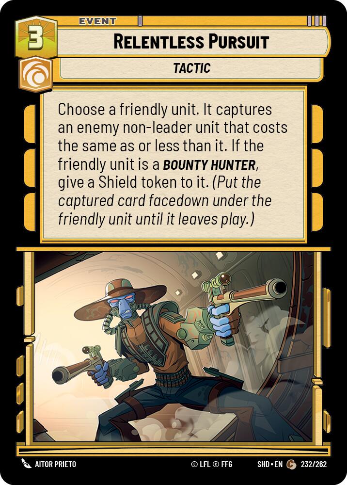 Relentless Pursuit (232/262) [Shadows of the Galaxy] | Tabernacle Games