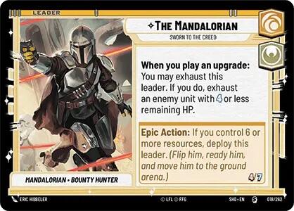 The Mandalorian - Sworn To The Creed (018/262) [Shadows of the Galaxy] | Tabernacle Games
