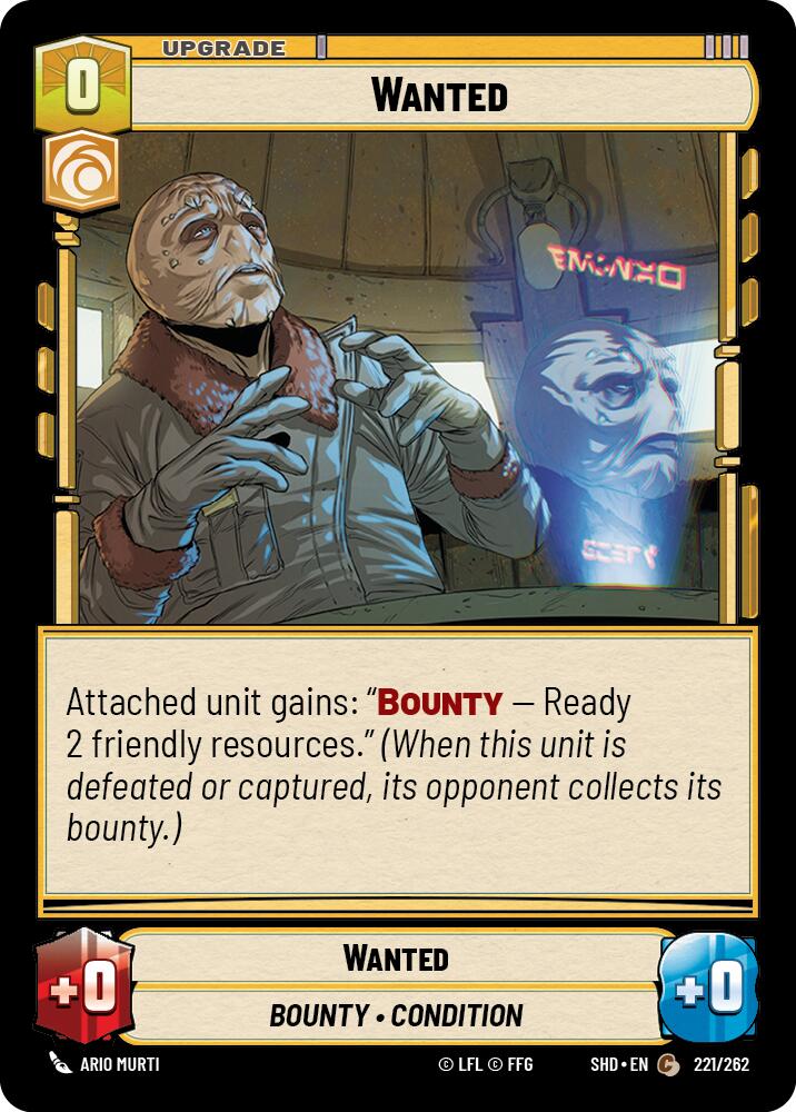 Wanted (221/262) [Shadows of the Galaxy] | Tabernacle Games