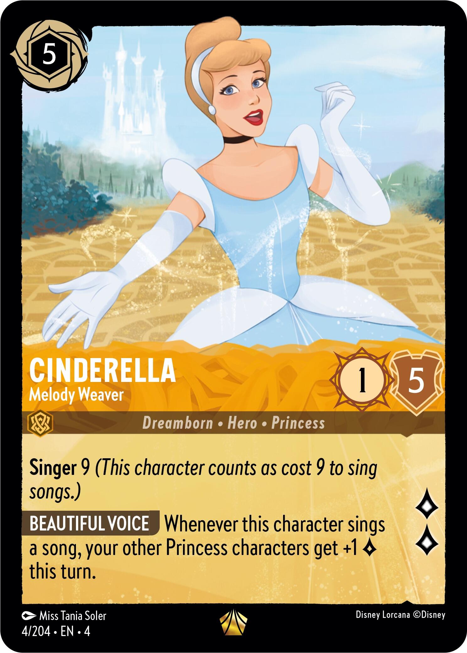 Cinderella - Melody Weaver (4/204) [Ursula's Return] | Tabernacle Games