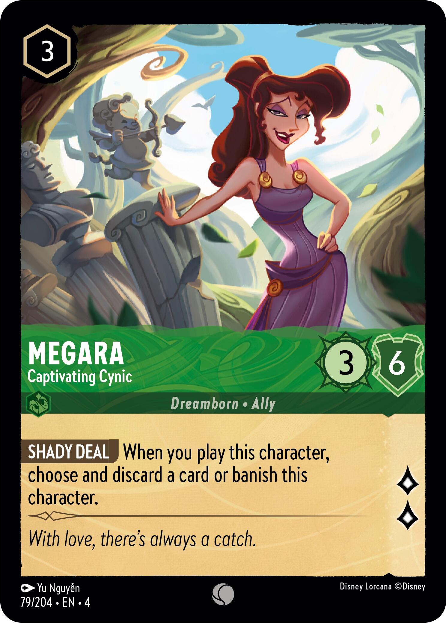 Megara - Captivating Cynic (79/204) [Ursula's Return] | Tabernacle Games