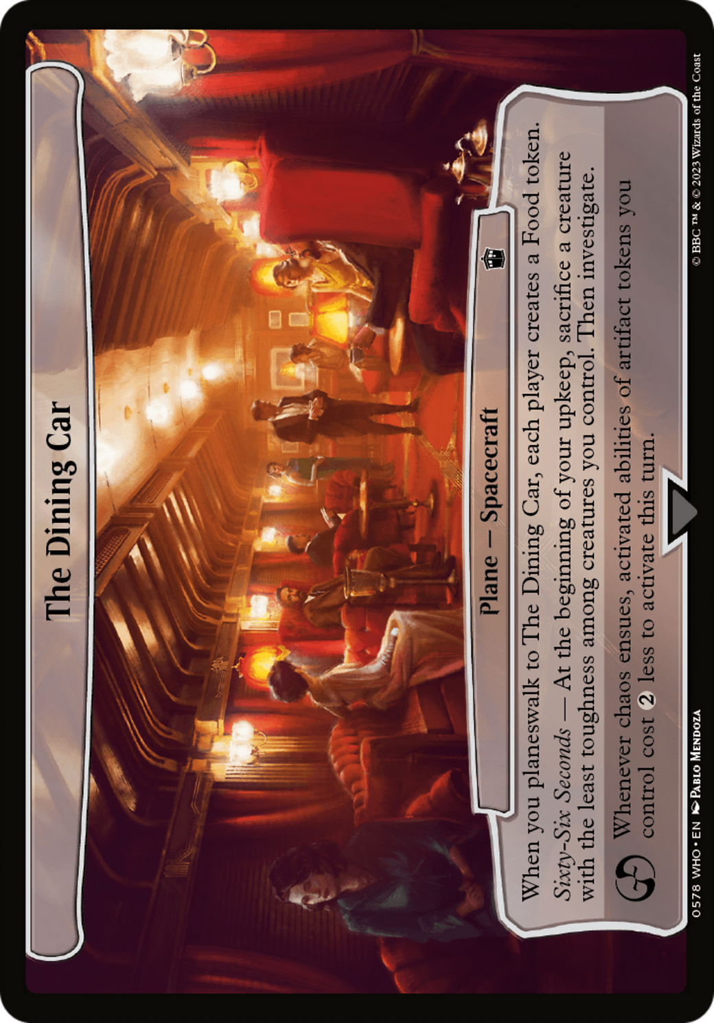 The Dining Car [Doctor Who] | Tabernacle Games
