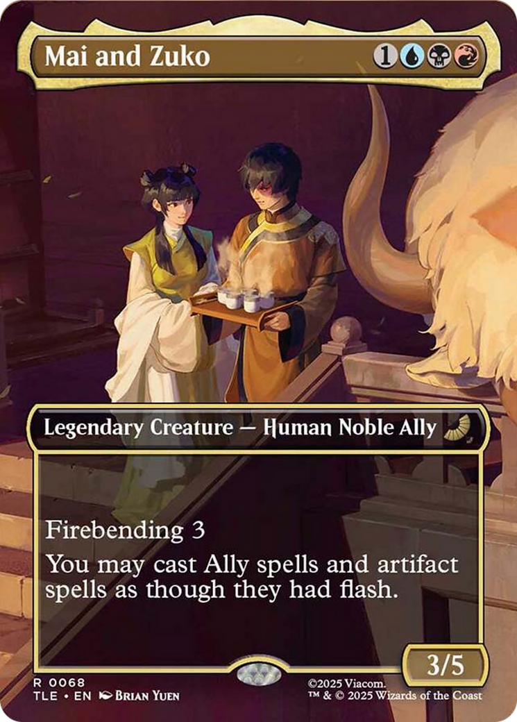 Mai and Zuko (Borderless) [Avatar: The Last Airbender: Eternal-Legal] | Tabernacle Games