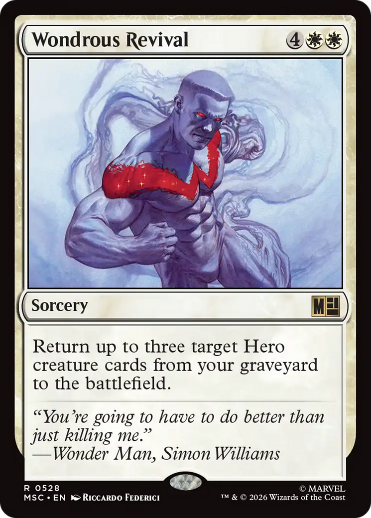 Wondrous Revival [Marvel Super Heroes Commander] | Tabernacle Games
