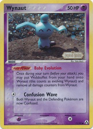 Wynaut (71/92) (Stamped) [EX: Legend Maker] | Tabernacle Games