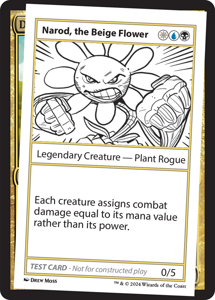 Narod, the Beige Flower [Mystery Booster 2 Playtest Cards] | Tabernacle Games