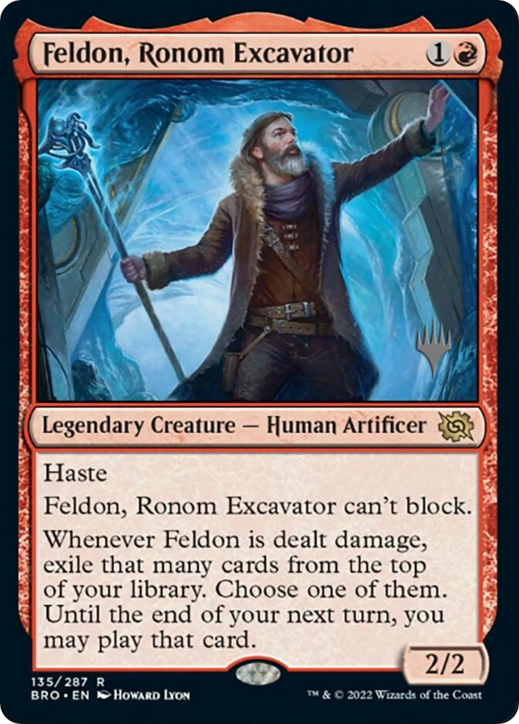 Feldon, Ronom Excavator (Promo Pack) [The Brothers' War Promos] | Tabernacle Games