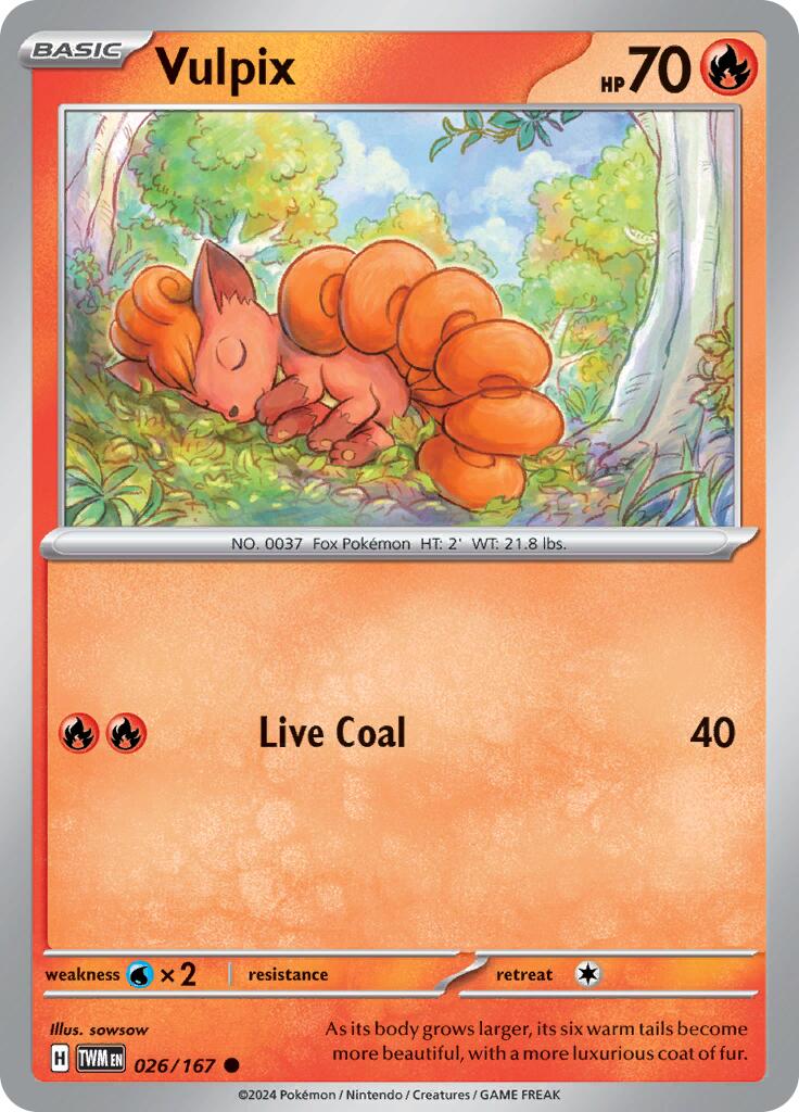 Vulpix (026/167) [Scarlet & Violet: Twilight Masquerade] | Tabernacle Games