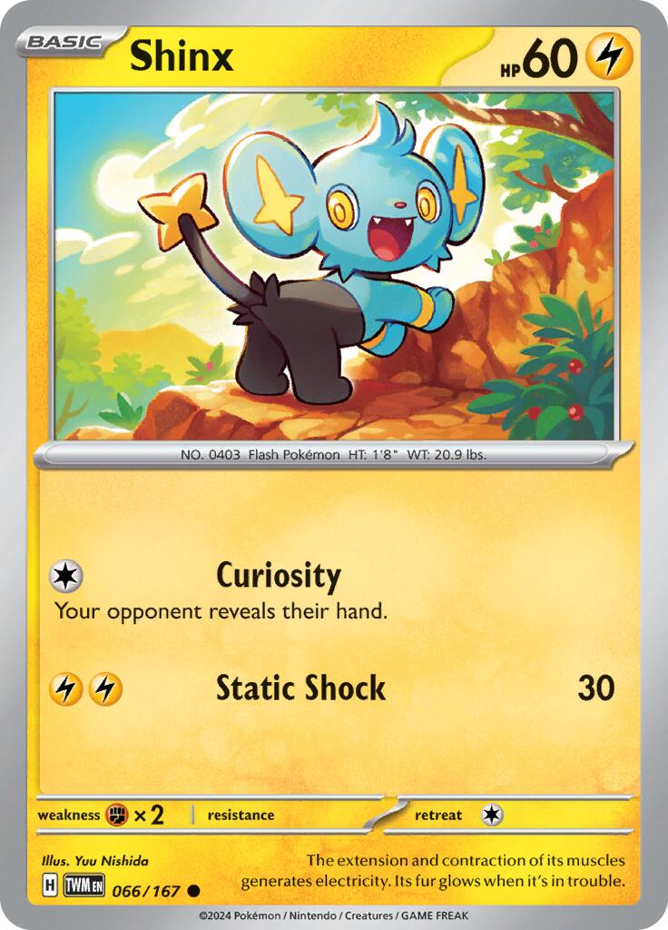 Shinx (066/167) [Scarlet & Violet: Twilight Masquerade] | Tabernacle Games