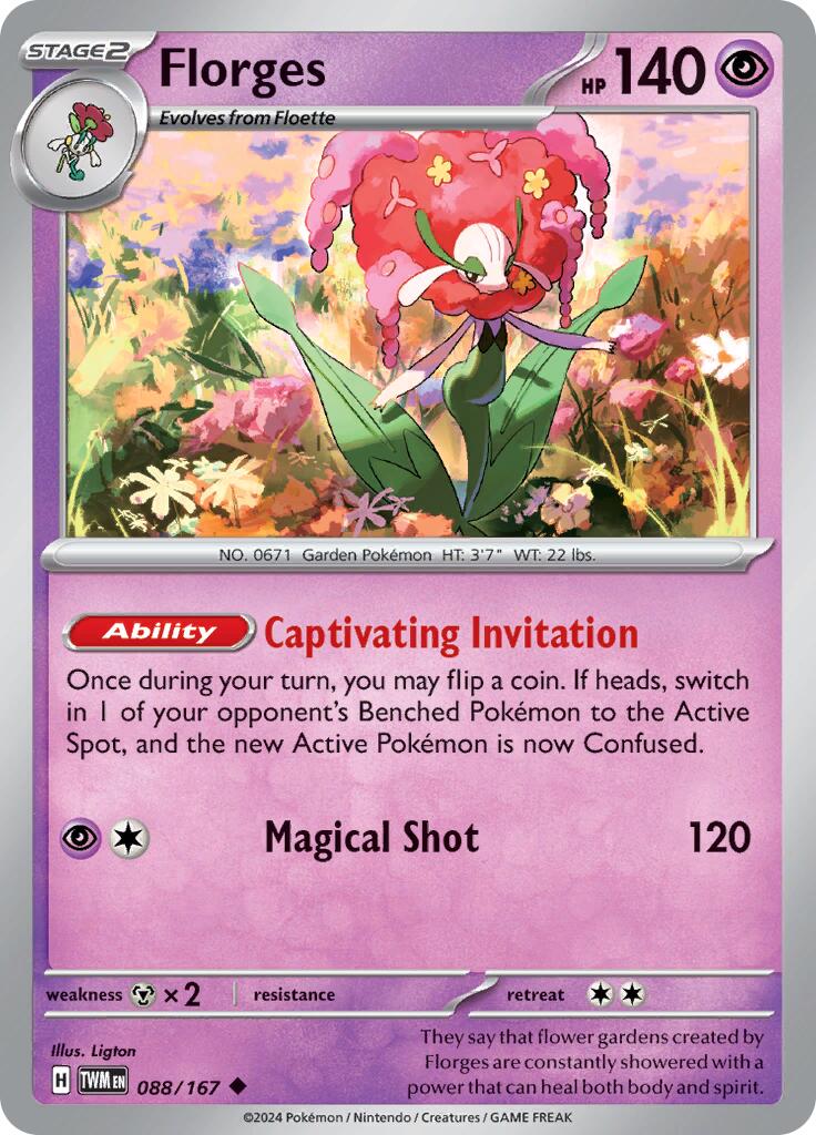 Florges (088/167) [Scarlet & Violet: Twilight Masquerade] | Tabernacle Games