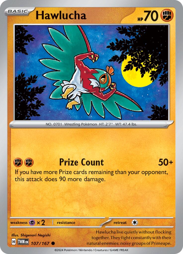 Hawlucha (107/167) [Scarlet & Violet: Twilight Masquerade] | Tabernacle Games