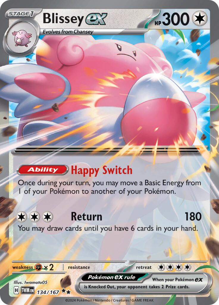 Blissey ex (134/167) [Scarlet & Violet: Twilight Masquerade] | Tabernacle Games