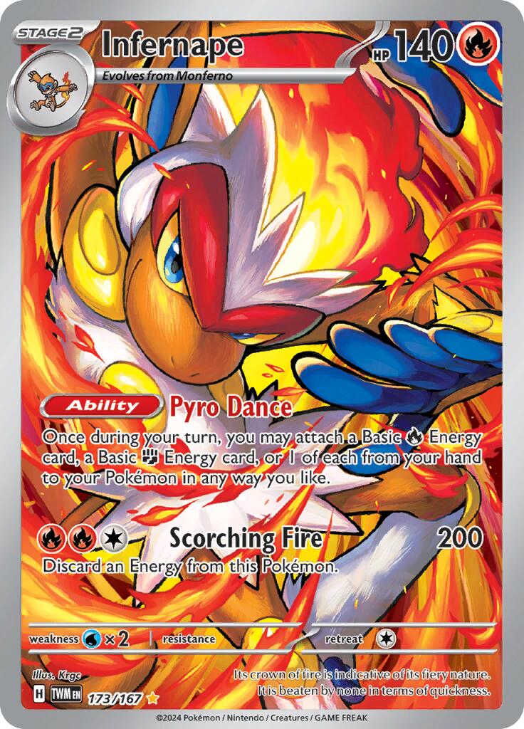 Infernape (173/167) [Scarlet & Violet: Twilight Masquerade] | Tabernacle Games