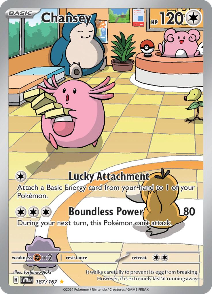 Chansey (187/167) [Scarlet & Violet: Twilight Masquerade] | Tabernacle Games