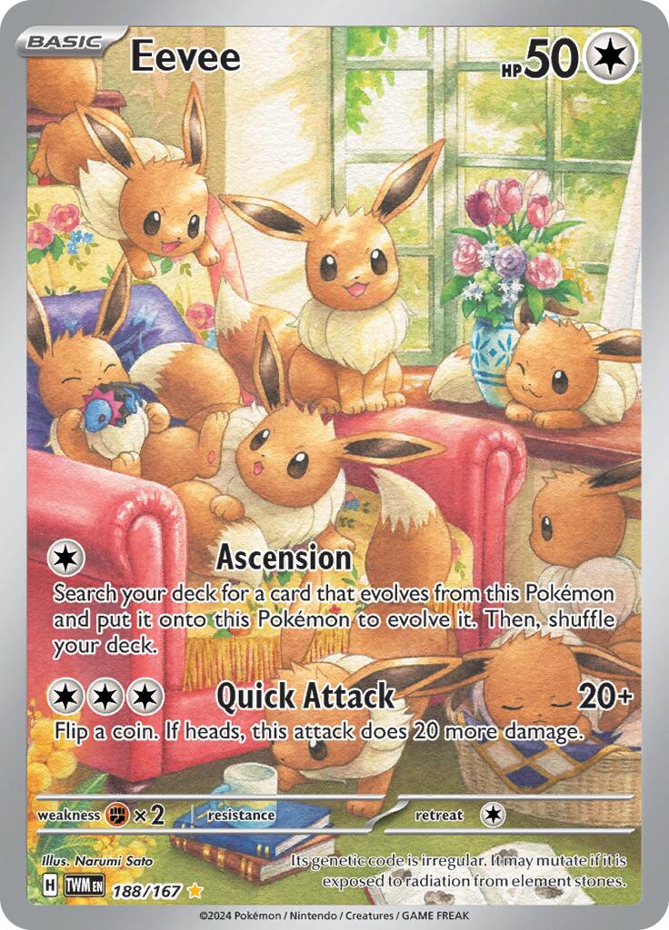 Eevee (188/167) [Scarlet & Violet: Twilight Masquerade] | Tabernacle Games