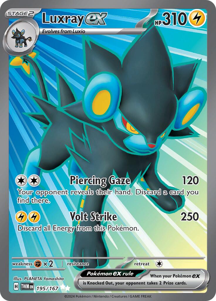 Luxray ex (195/167) [Scarlet & Violet: Twilight Masquerade] | Tabernacle Games