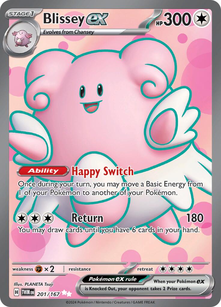 Blissey ex (201/167) [Scarlet & Violet: Twilight Masquerade] | Tabernacle Games