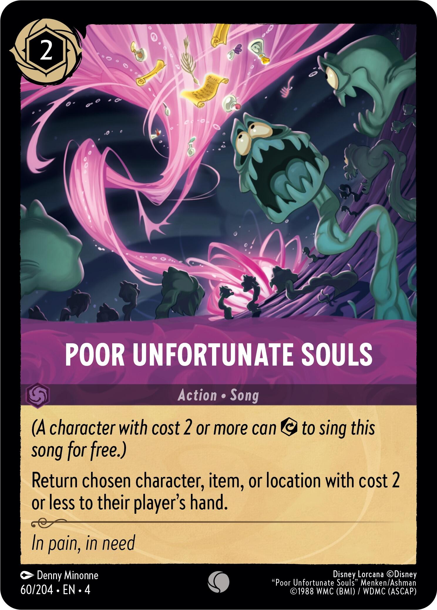 Poor Unfortunate Souls (60/204) [Ursula's Return] | Tabernacle Games