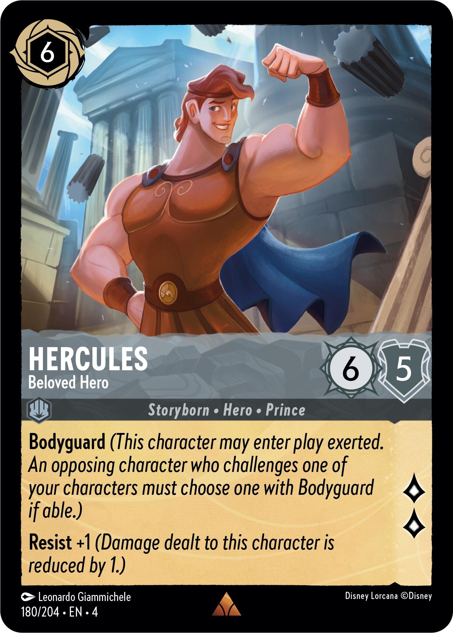 Hercules - Beloved Hero (180/204) [Ursula's Return] | Tabernacle Games