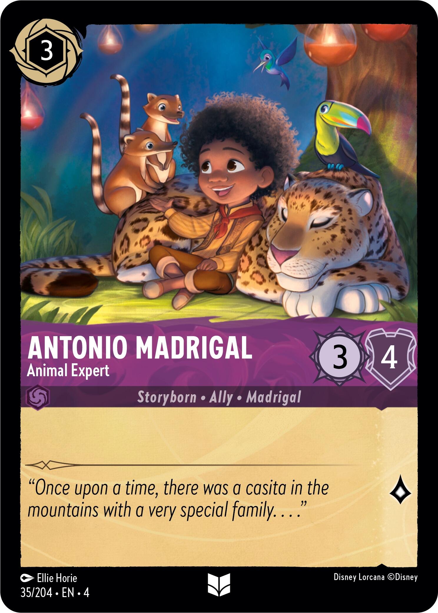 Antonio Madrigal - Animal Expert (35/204) [Ursula's Return] | Tabernacle Games