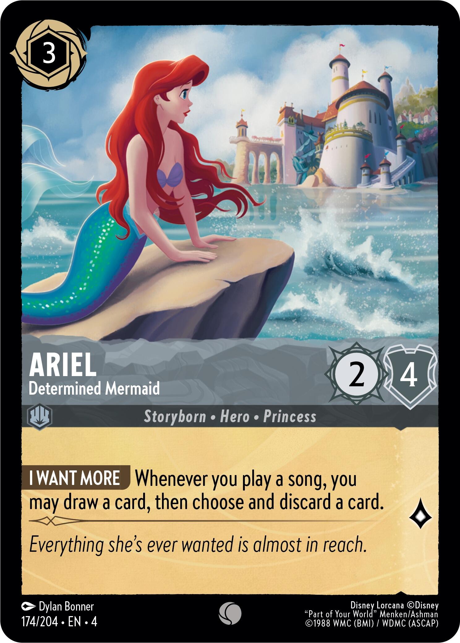 Ariel - Determined Mermaid (174/204) [Ursula's Return] | Tabernacle Games