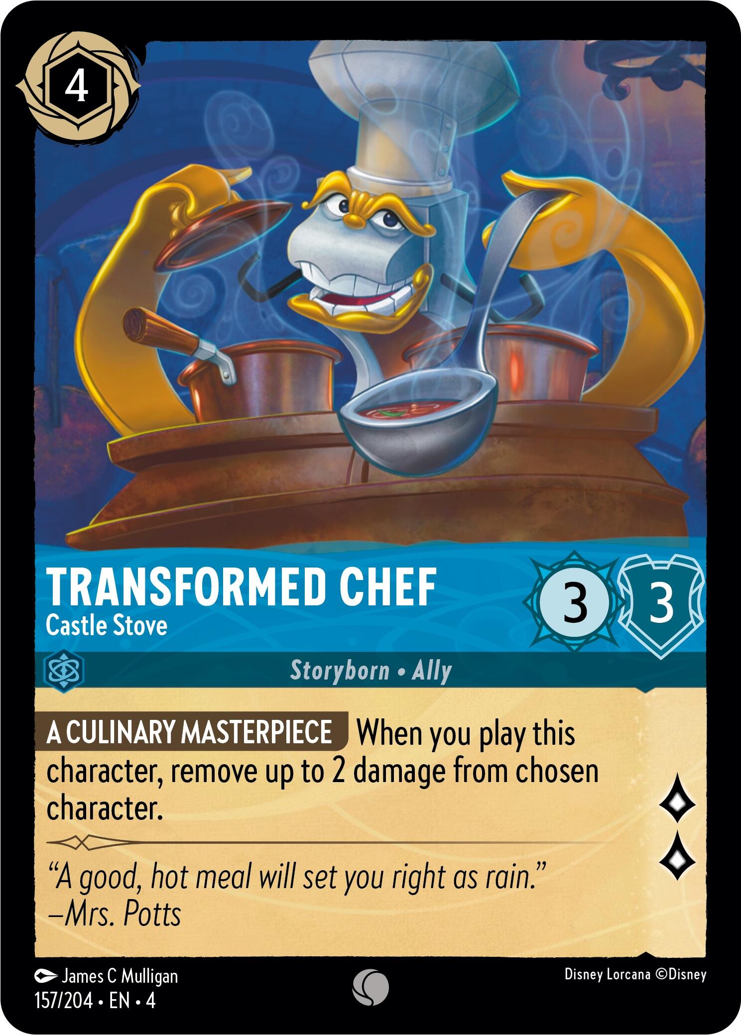 Transformed Chef - Castle Stove (157/204) [Ursula's Return] | Tabernacle Games