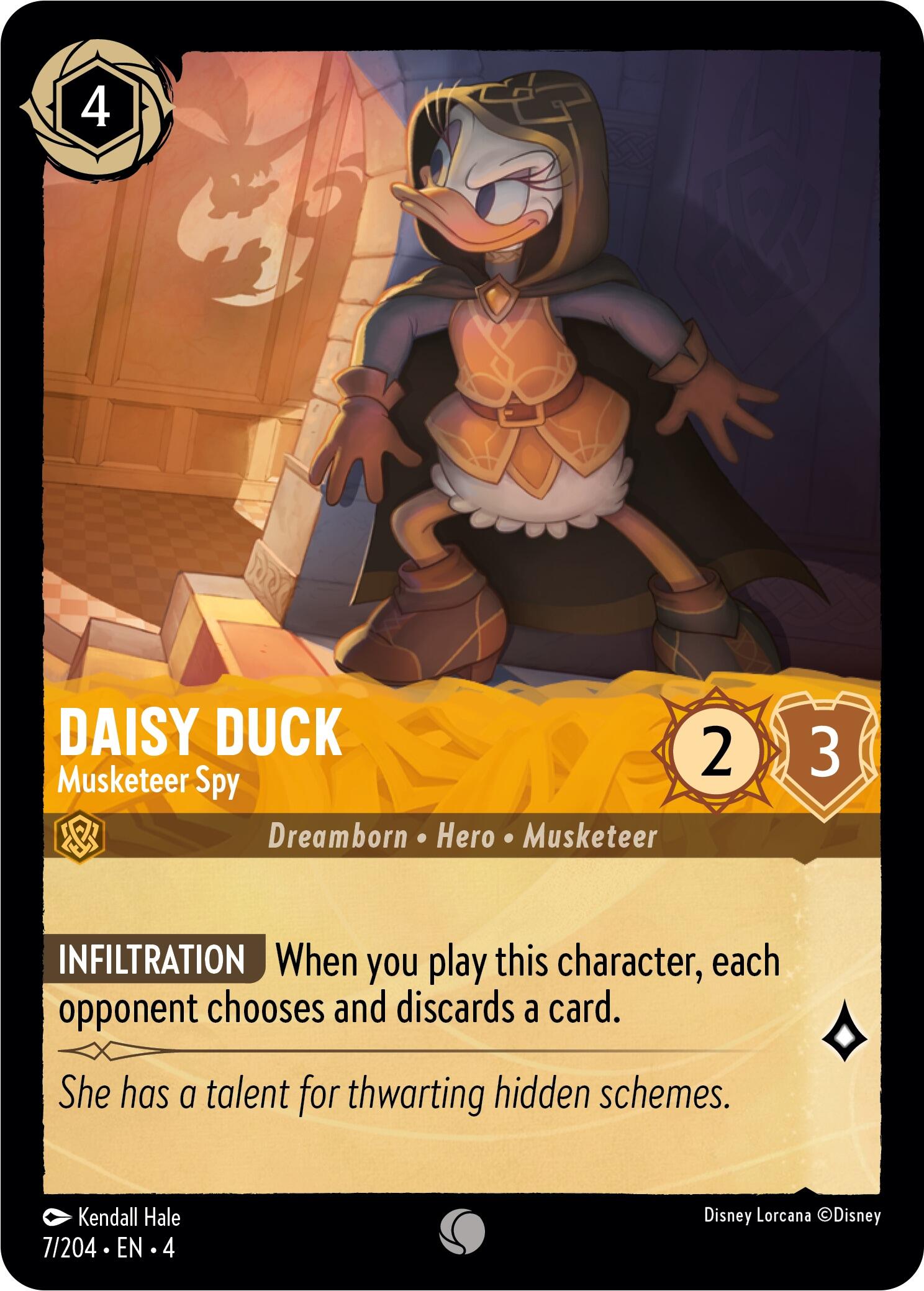 Daisy Duck - Musketeer Spy (7/204) [Ursula's Return] | Tabernacle Games