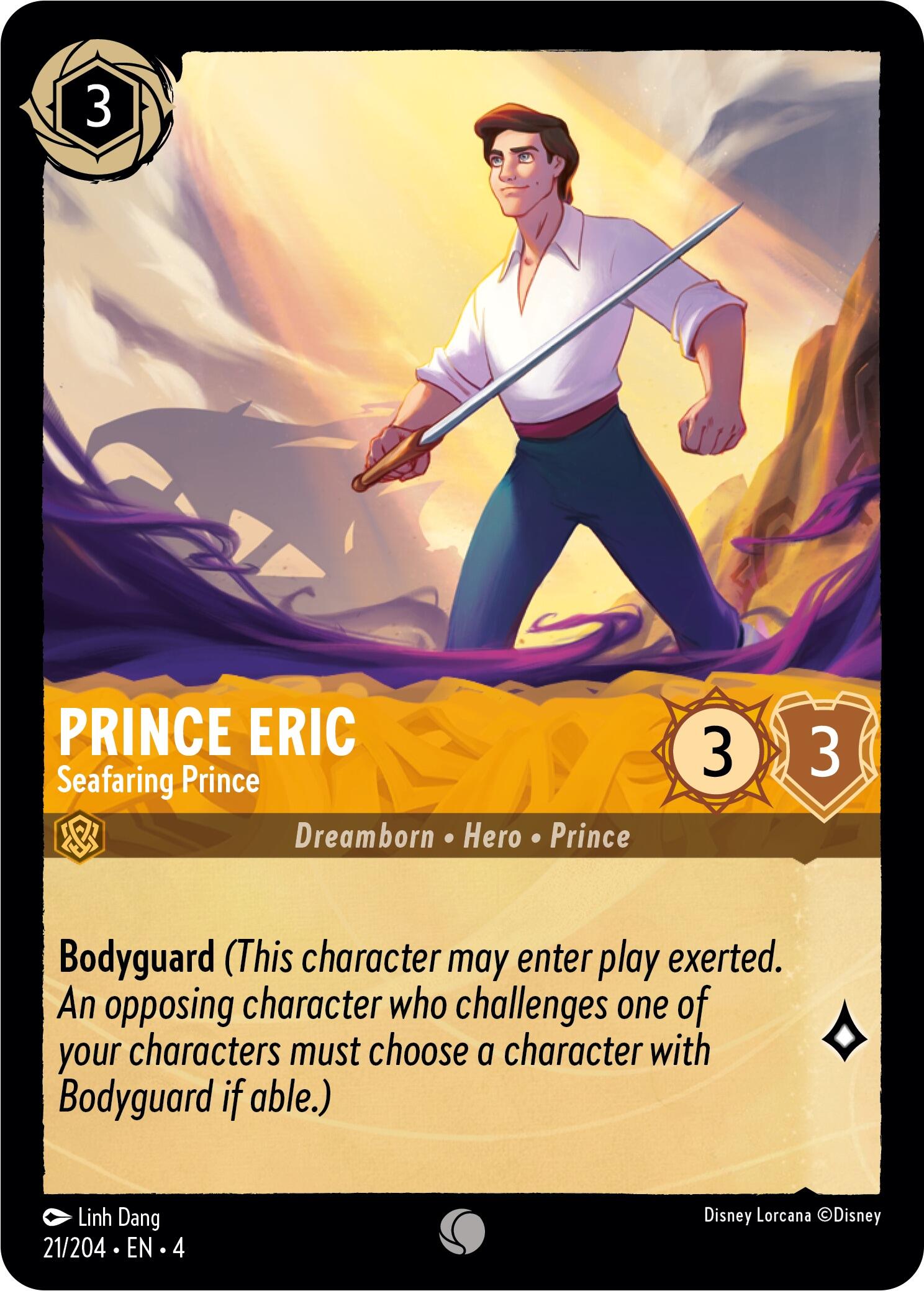 Prince Eric - Seafaring Prince (21/204) [Ursula's Return] | Tabernacle Games