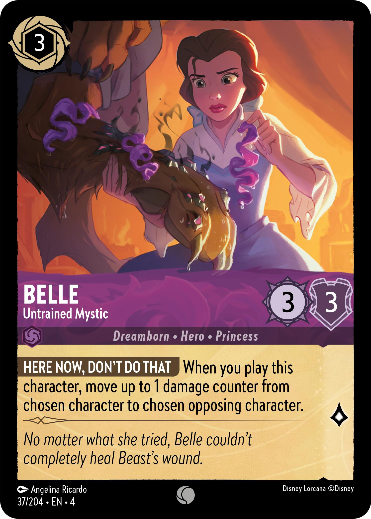 Belle - Untrained Mystic (37/204) [Ursula's Return] | Tabernacle Games