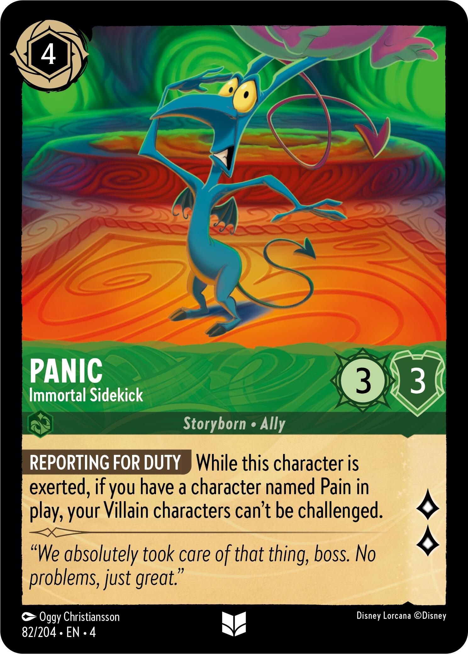 Panic - Immortal Sidekick (82/204) [Ursula's Return] | Tabernacle Games