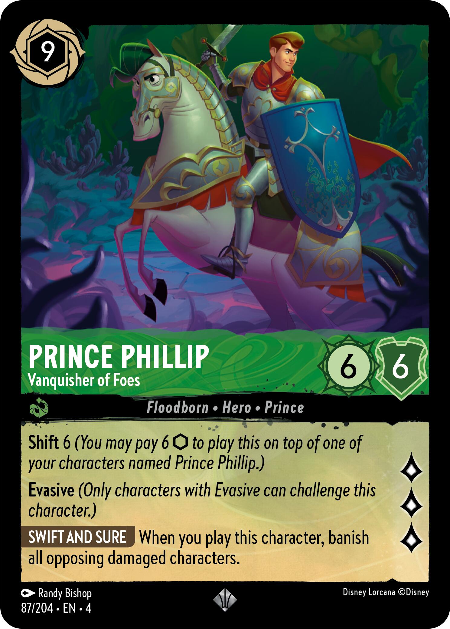 Prince Phillip - Vanquisher of Foes (87/204) [Ursula's Return] | Tabernacle Games