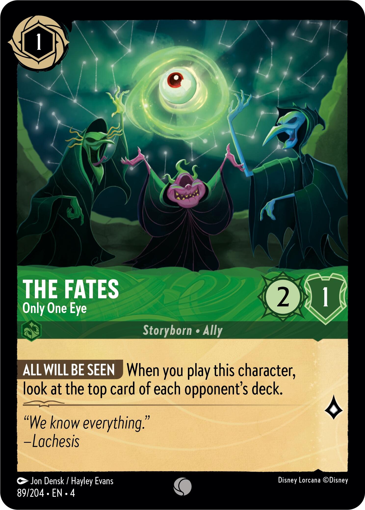 The Fates - Only One Eye (89/204) [Ursula's Return] | Tabernacle Games