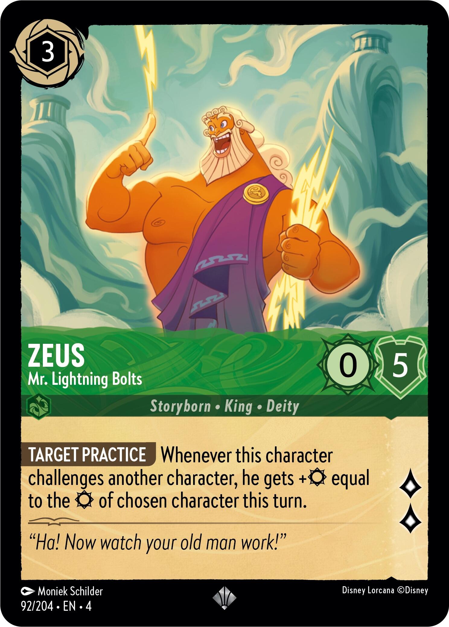 Zeus - Mr. Lightning Bolts (92/204) [Ursula's Return] | Tabernacle Games