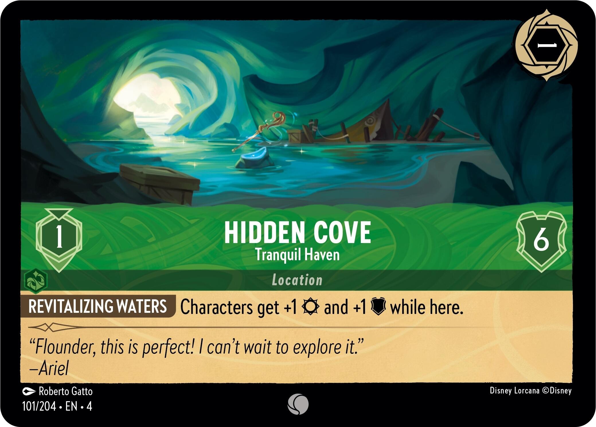 Hidden Cove - Tranquil Haven (101/204) [Ursula's Return] | Tabernacle Games