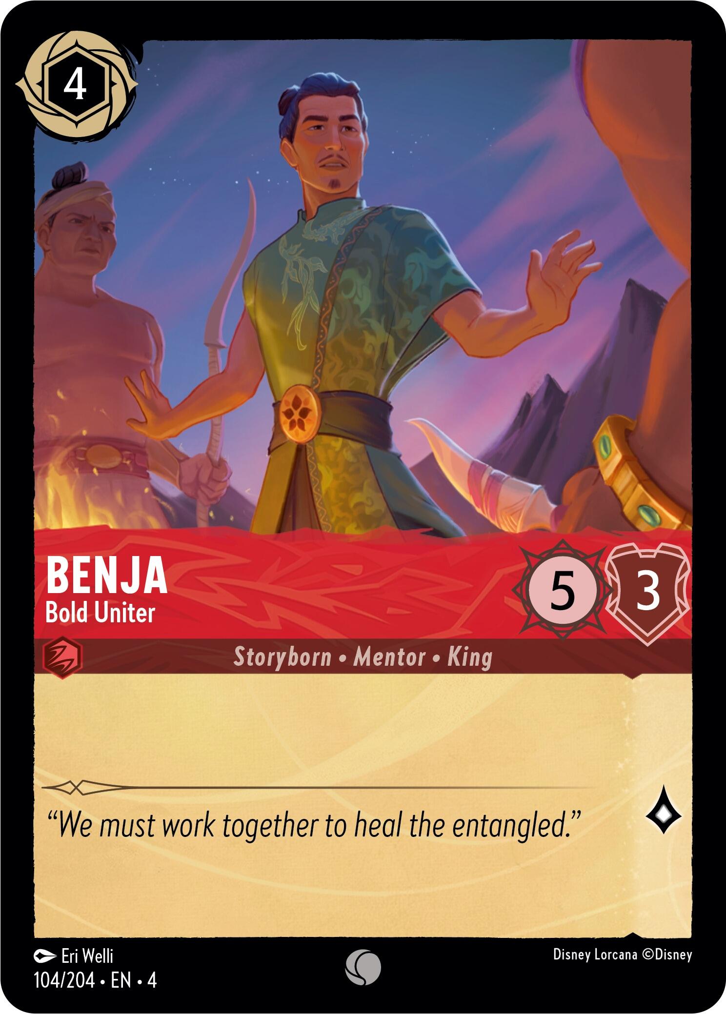 Benja - Bold Uniter (104/204) [Ursula's Return] | Tabernacle Games