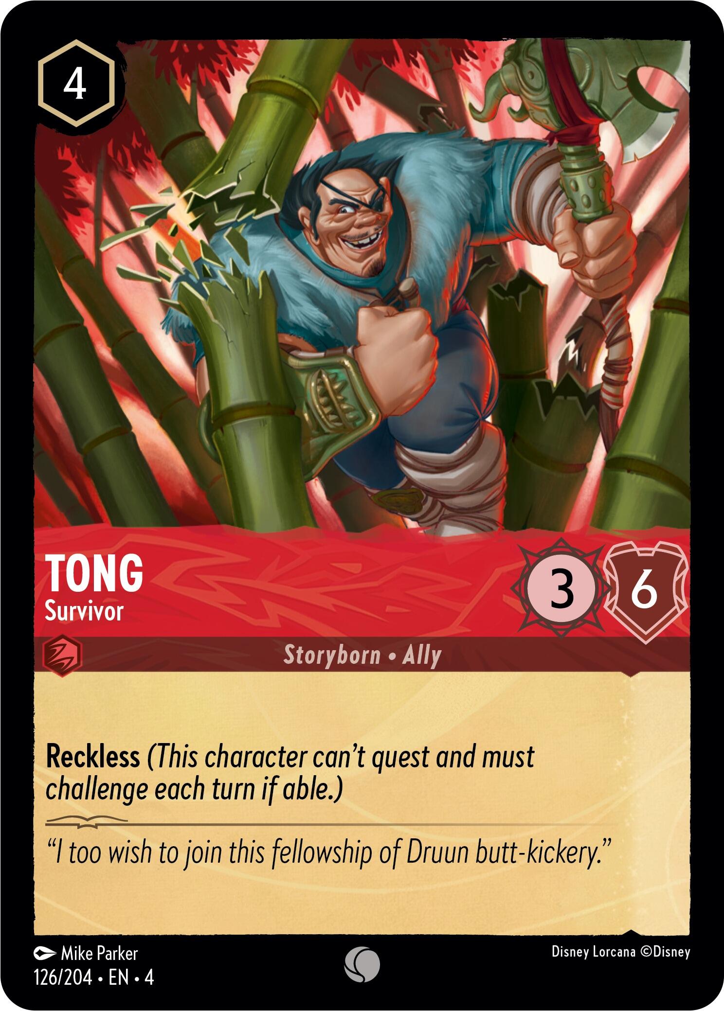 Tong - Survivor (126/204) [Ursula's Return] | Tabernacle Games