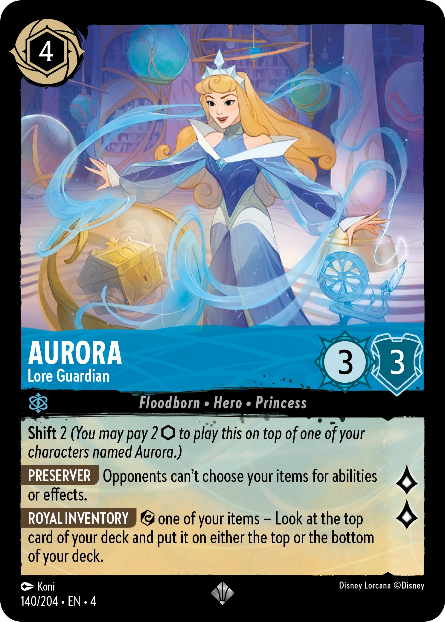 Aurora - Lore Guardian (140/204) [Ursula's Return] | Tabernacle Games