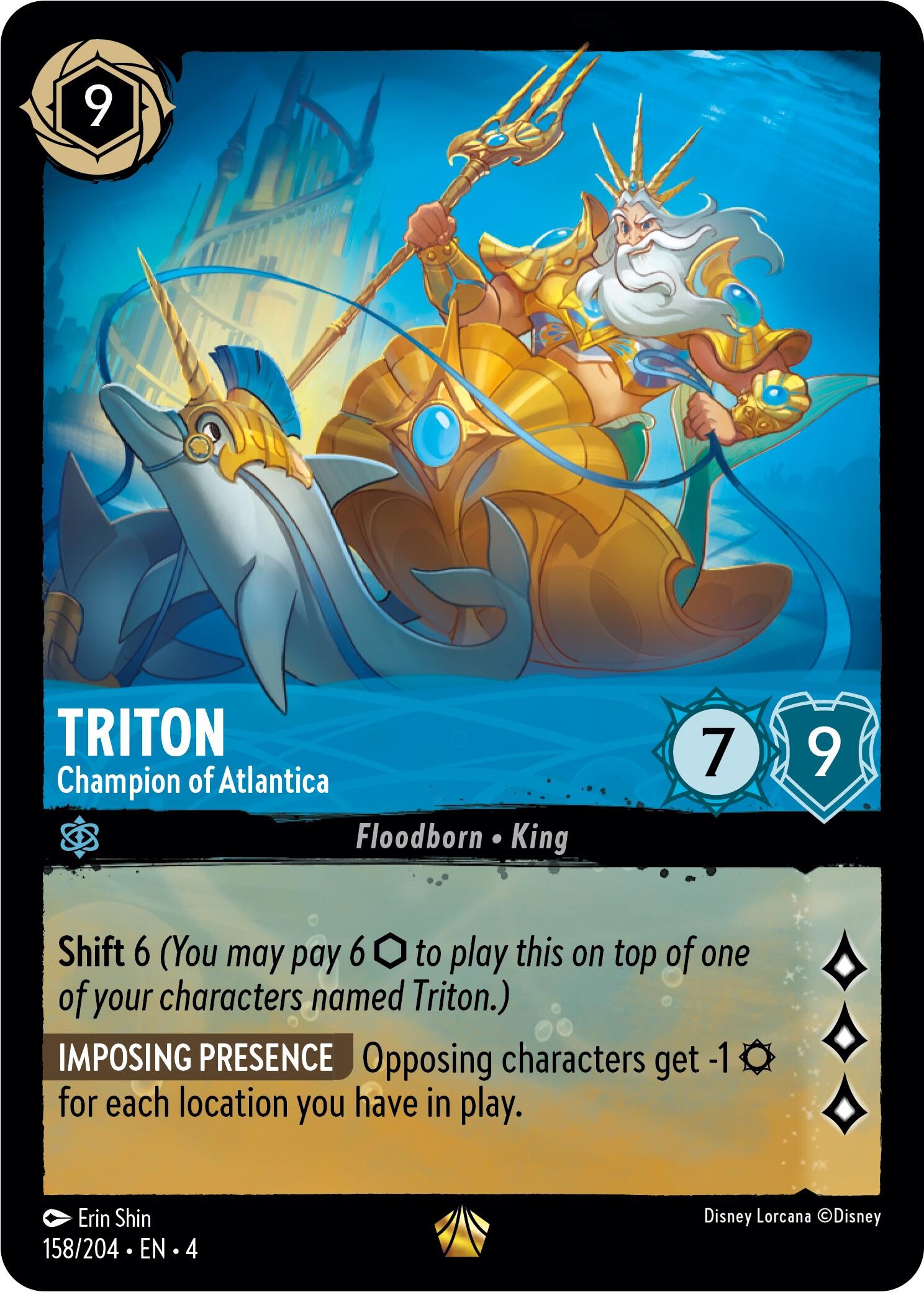 Triton - Champion of Atlantica (158/204) [Ursula's Return] | Tabernacle Games