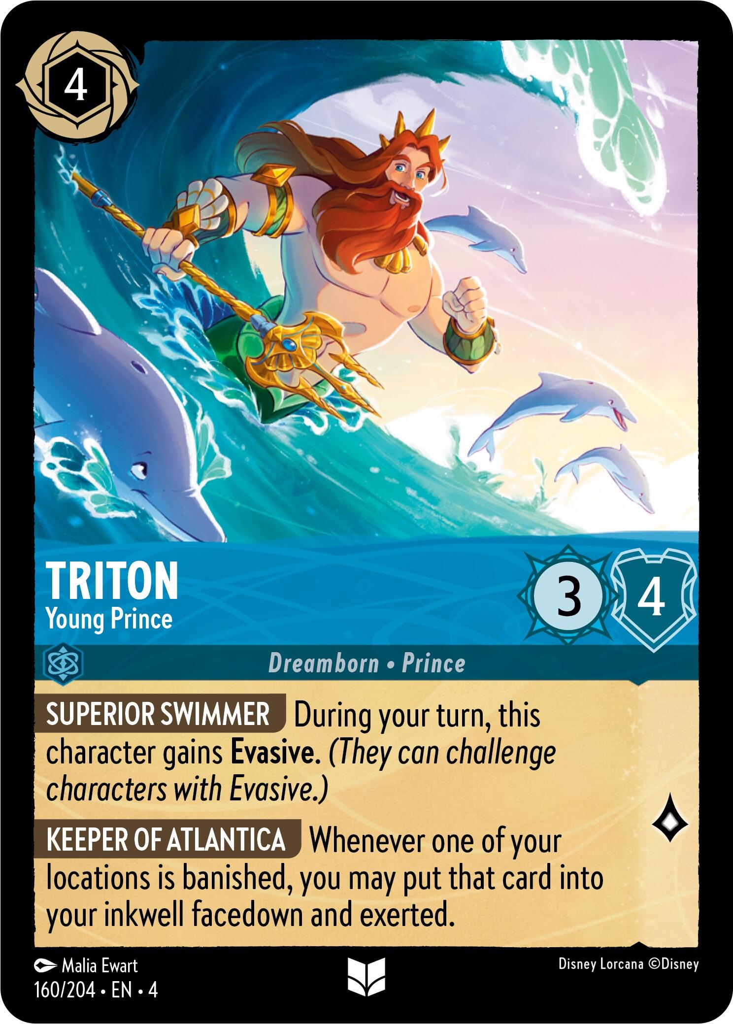 Triton - Young Prince (160/204) [Ursula's Return] | Tabernacle Games