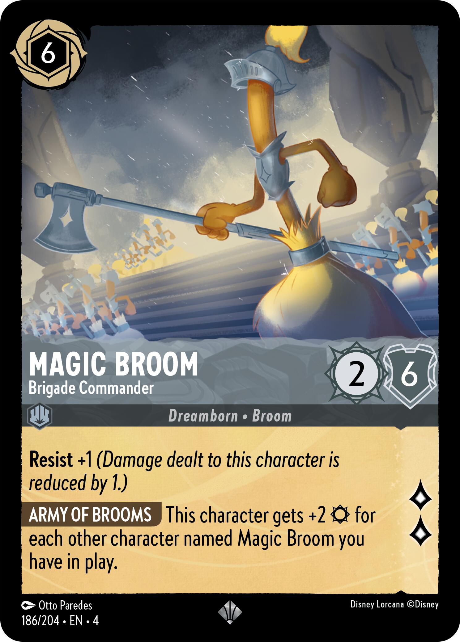 Magic Broom - Brigade Commander (186/204) [Ursula's Return] | Tabernacle Games