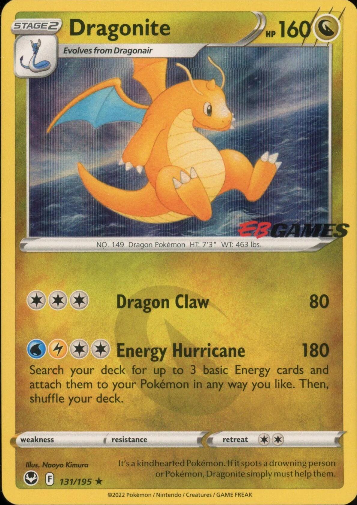 Dragonite (131/195) (EB Games Exclusive) [Miscellaneous Cards] | Tabernacle Games