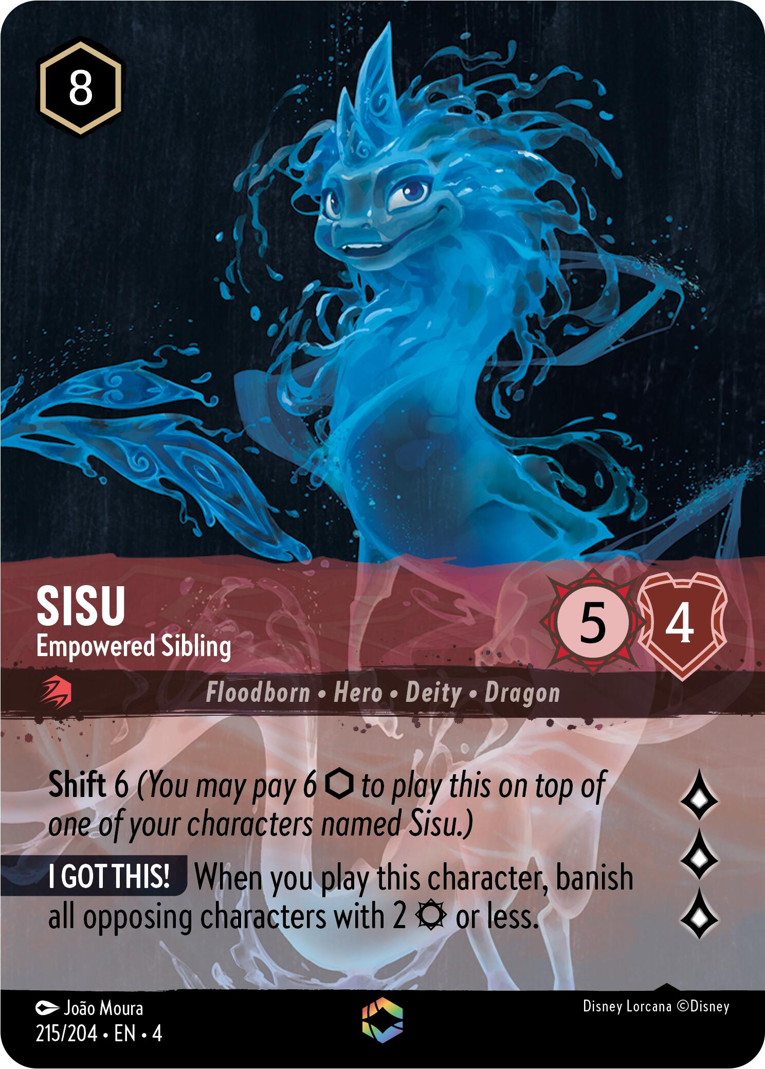 Sisu - Empowered Sibling (Enchanted) (215/204) [Ursula's Return] | Tabernacle Games