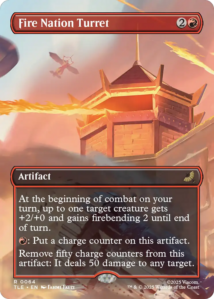 Fire Nation Turret (Borderless) [Avatar: The Last Airbender: Eternal-Legal] | Tabernacle Games