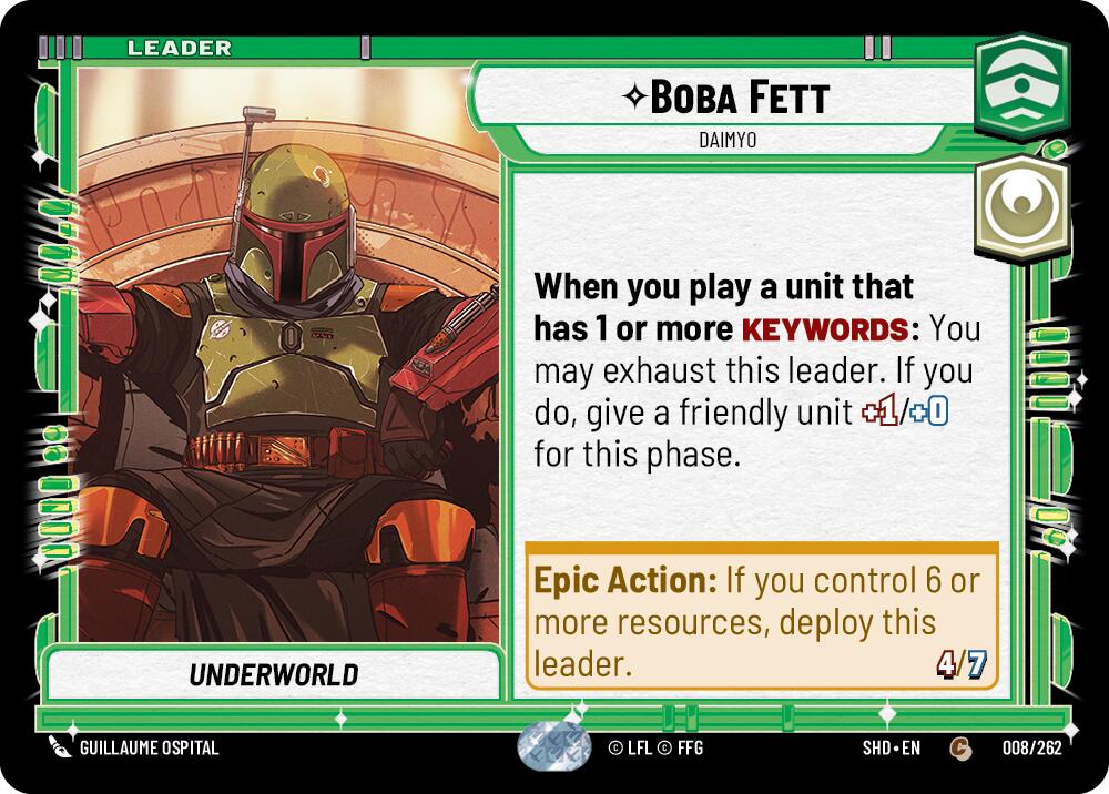 Boba Fett - Daimyo (008/262) [Shadows of the Galaxy] | Tabernacle Games