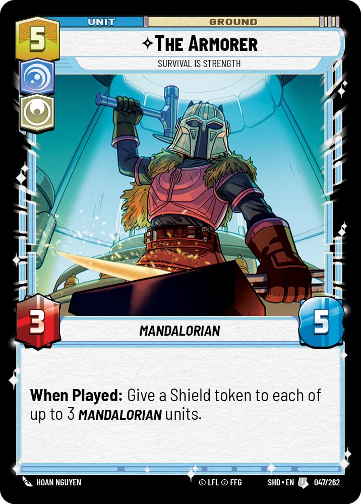 The Armorer - Survival Is Strength (047/262) [Shadows of the Galaxy] | Tabernacle Games