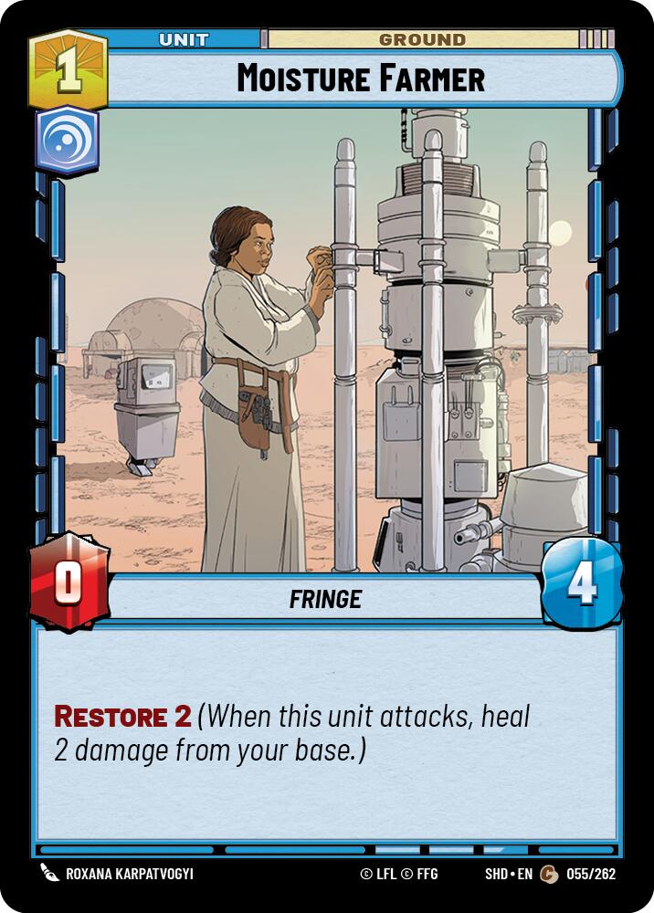 Moisture Farmer (055/262) [Shadows of the Galaxy] | Tabernacle Games